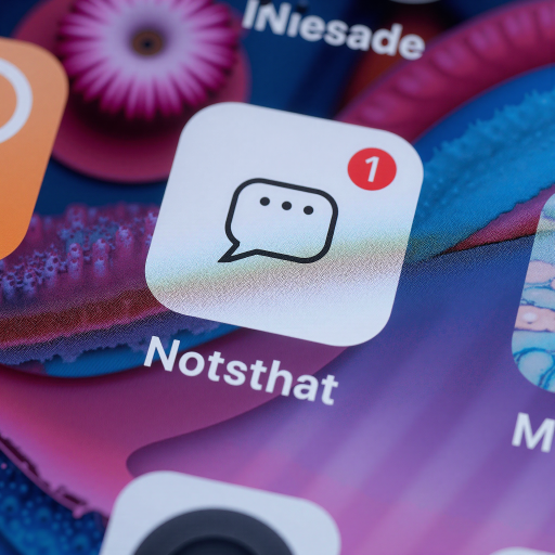 微信图标，绿色圆形背景，白色聊天气泡符号